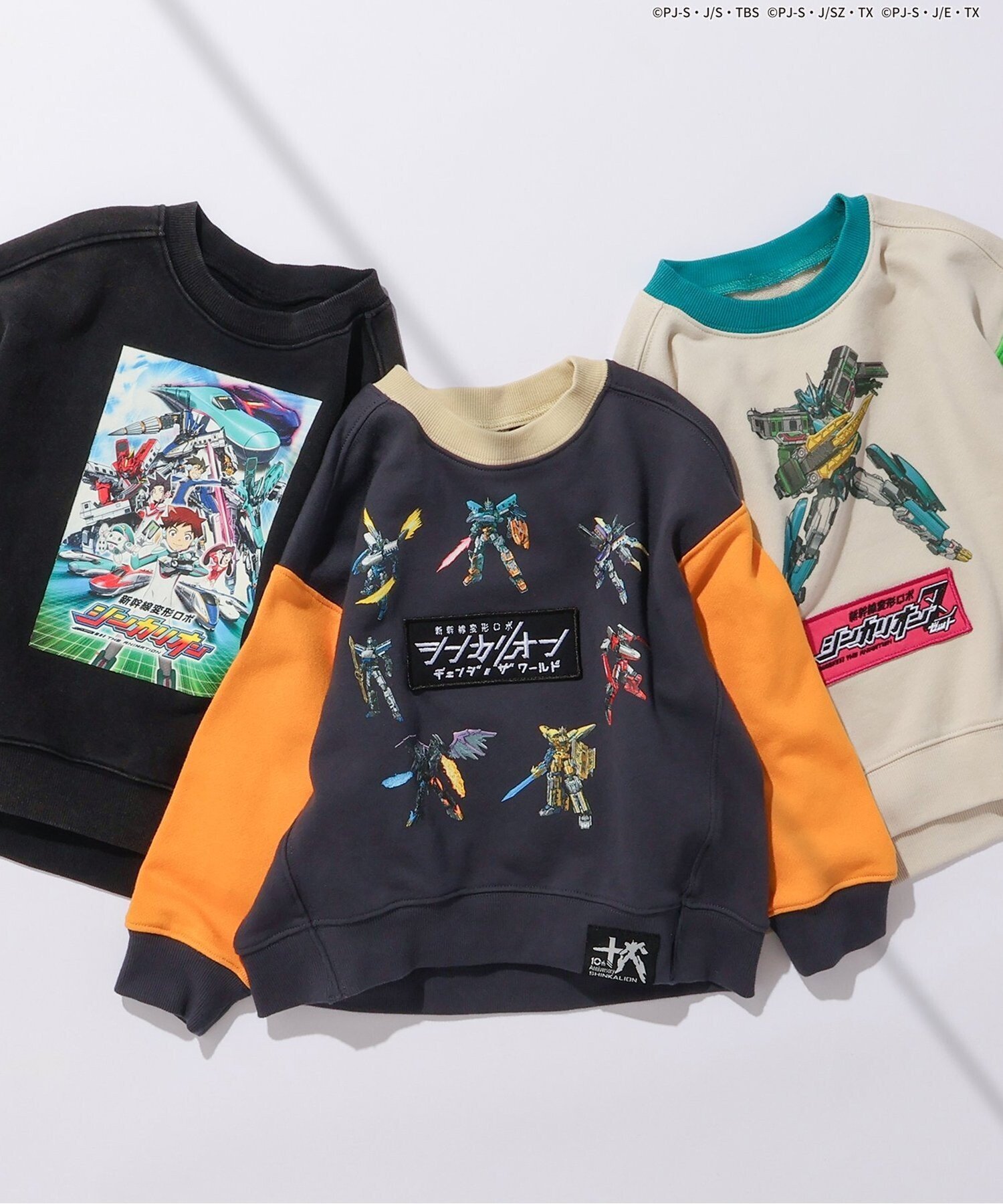 F.O.Online Store｜WEB限定 【シンカリオン】3色3柄トレーナー