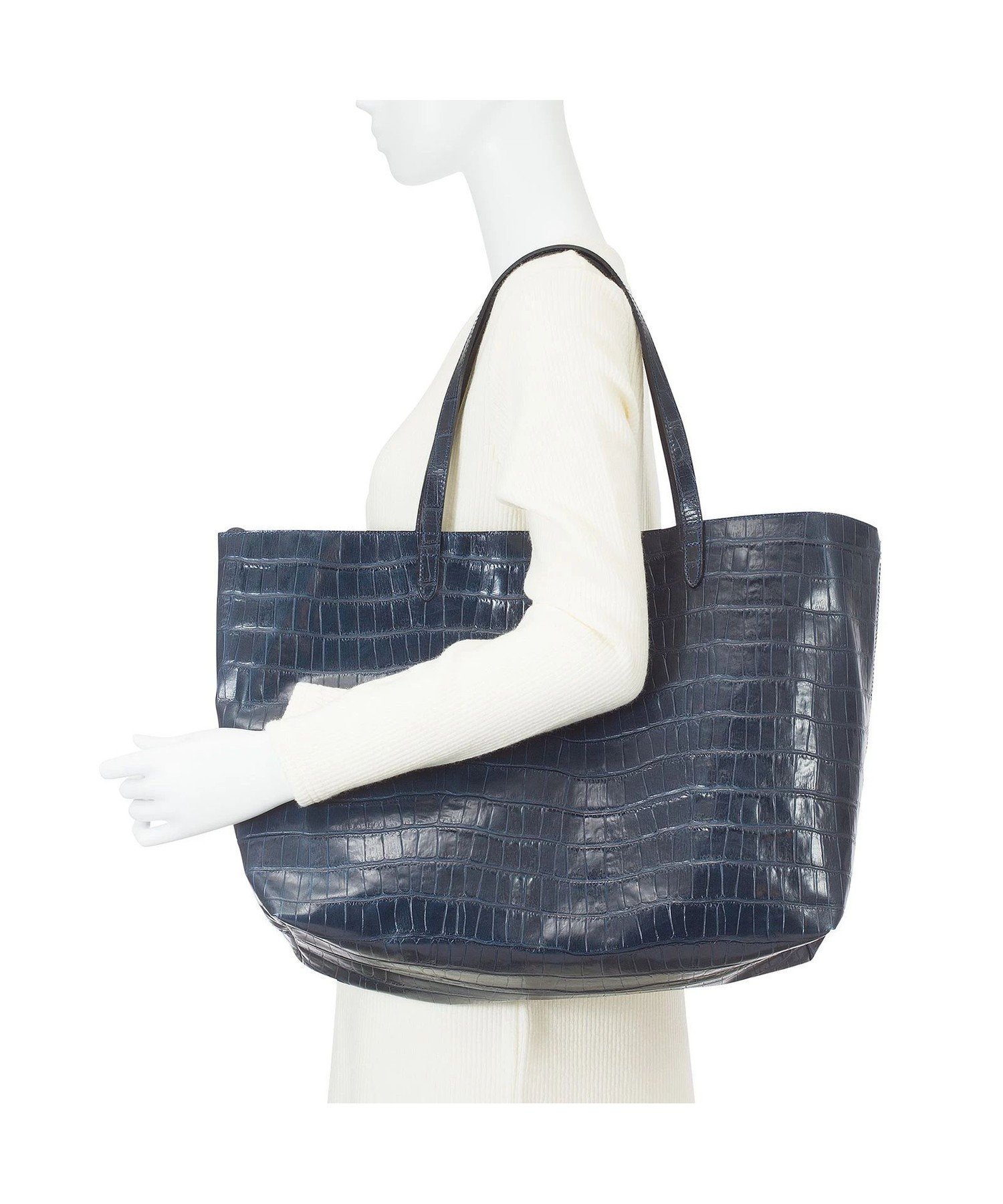 Felisi｜【Felisi/フェリージ】クロコ型押し レザー トートバック 15