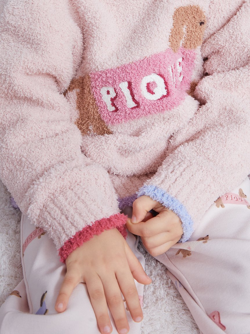 gelato pique｜【KIDS】ベビモコダックスフンドジャガードプルオーバー