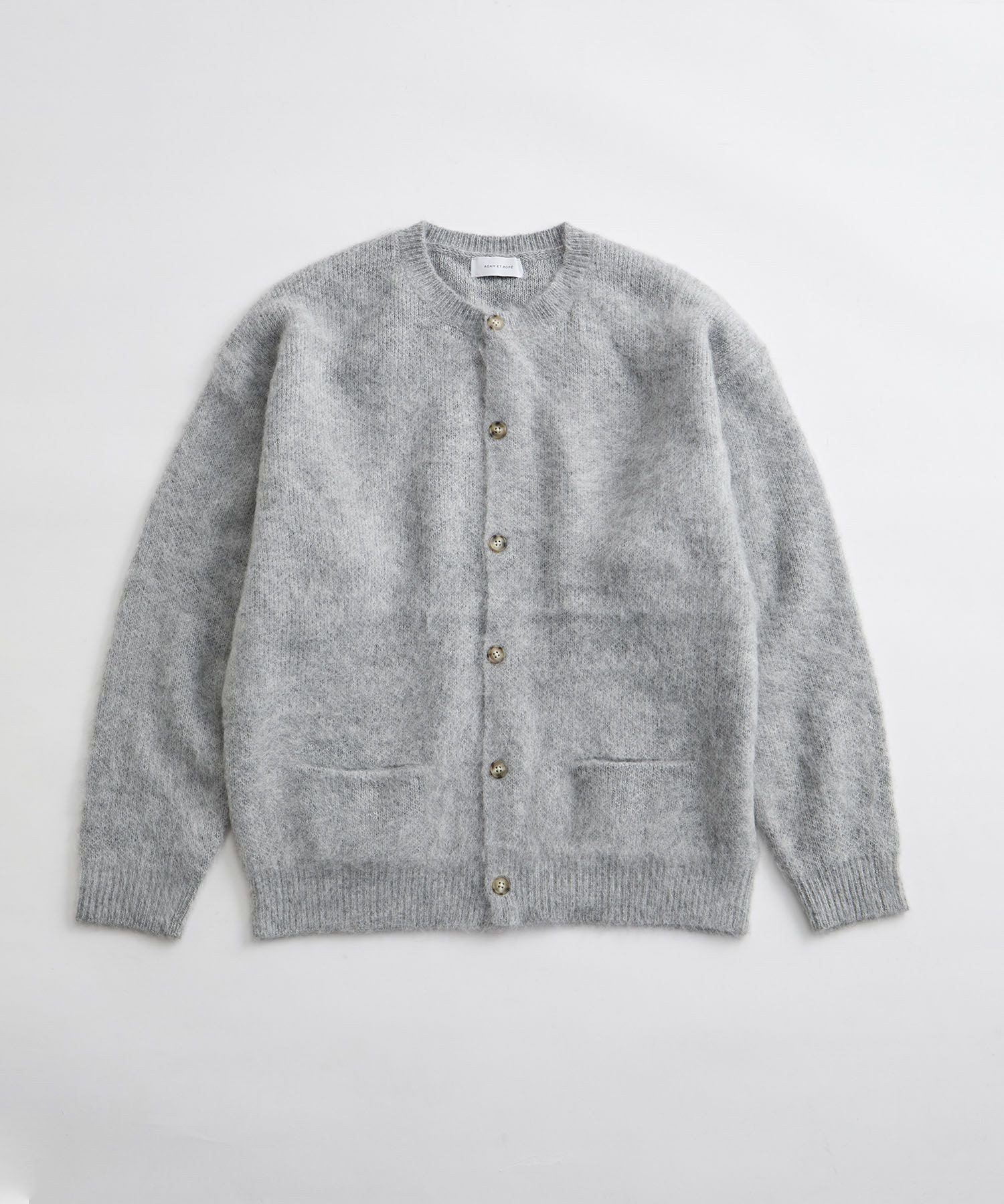 ADAM ET ROPE'｜【定番】モヘアミックス オーバーサイズ クルーネック