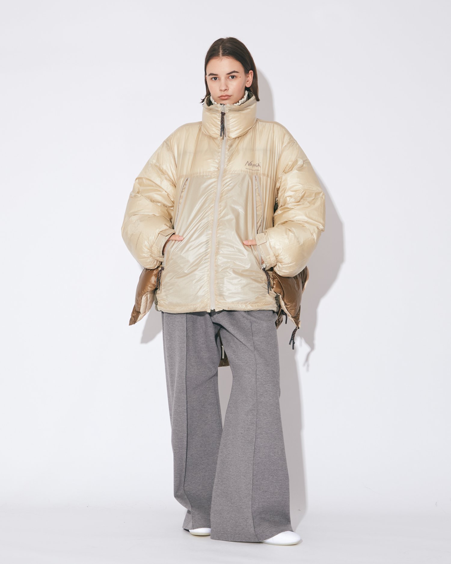 beautiful people｜NANGA multilayering down vest blouson | Rakuten