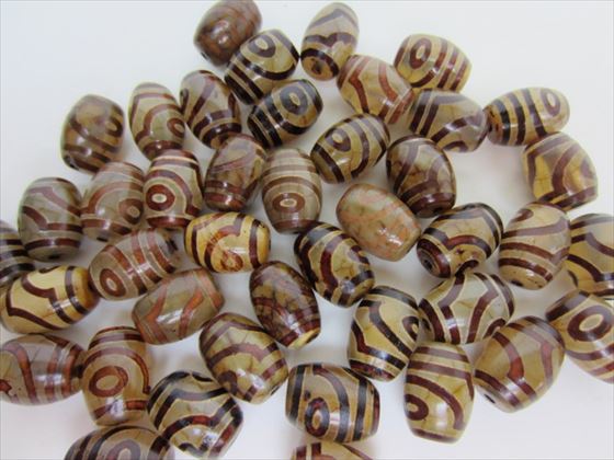 楽天市場】【チベット高級龍紋天珠】二眼天珠14×10mm【4粒SET