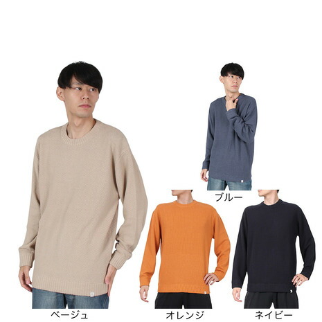 楽天市場】エルケクス（ELKEX）（メンズ）ポップコーン ニット クルー