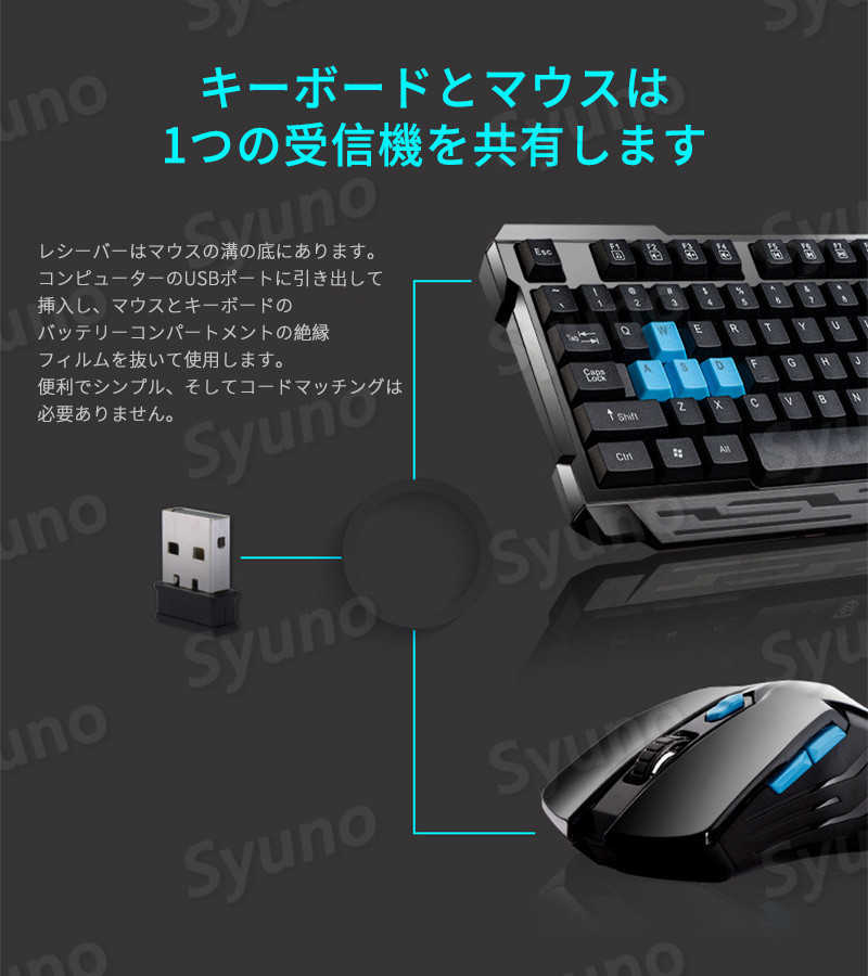 楽天市場】お買い物マラソン【P5倍】ワイヤレス キーボード マウス