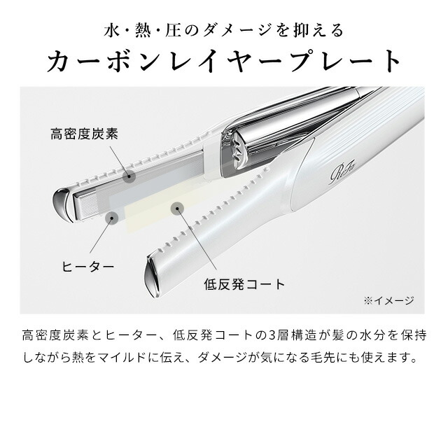 楽天市場】正規販売店 リファフィンガーアイロンST ホワイト RE-AS-02A