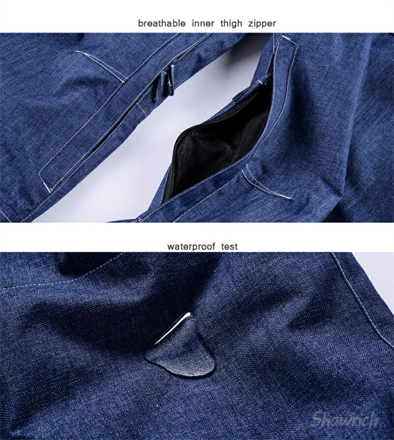 楽天市場】送料無料 スノーボードウェア ビブパンツ つなぎ デニム