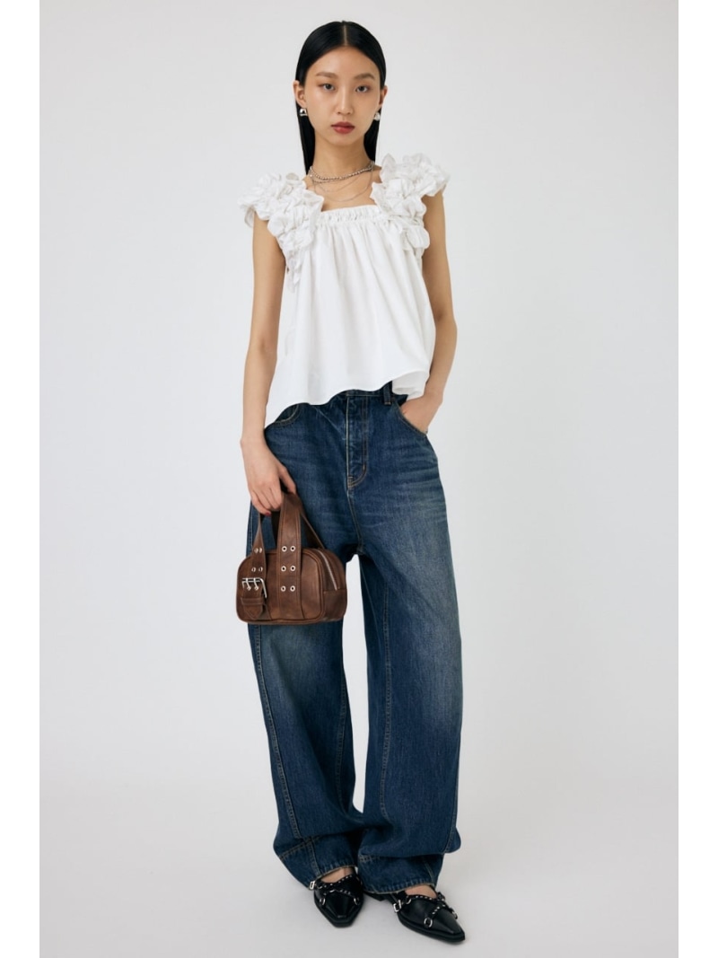 楽天市場】SHOULDER FRILLS トップス MOUSSY マウジー トップス その他