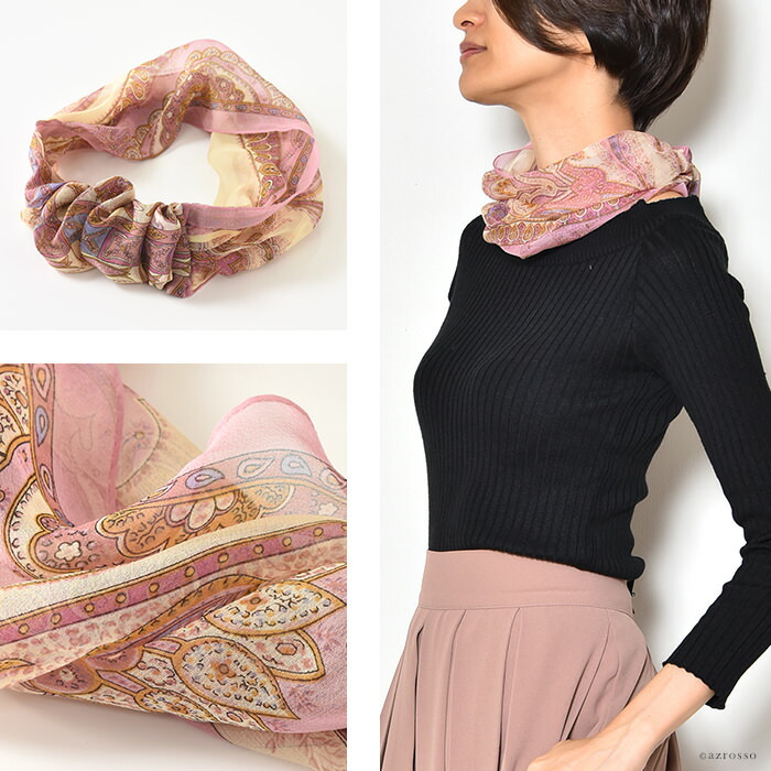 楽天市場】日本製 シルク ネック スカーフ 横浜スカーフ ブランド