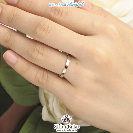 楽天市場】結婚指輪 プラチナ Pt950（鍛造） フラット・マリッジリング