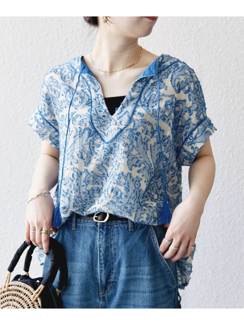 楽天市場】SHIPS any:＜手洗い可能＞メッシュ ジャカード カフタン