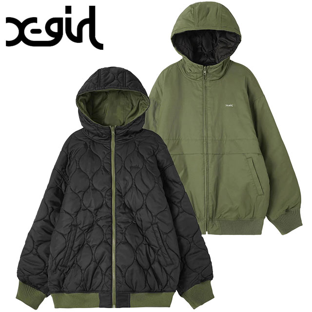 楽天市場】エックスガール X-girl レディース リバーシブル キルテッド