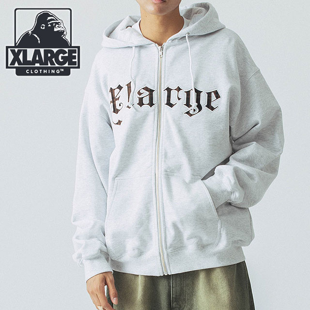 楽天市場】エクストララージ XLARGE パッチドロゴ ジップアップ