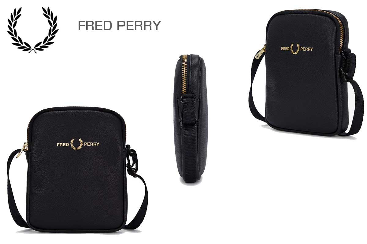 楽天市場】フレッドペリー バッグ FRED PERRY Tumbled Leather Side
