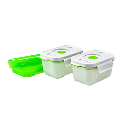 楽天市場】フォーサ 角型真空コンテナ(大) 角型真空コンテナ(中)2個