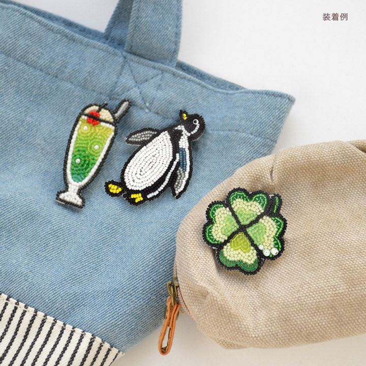 楽天市場】ビーズ刺しゅう ブローチキット しゅわしゅわクリームソーダ