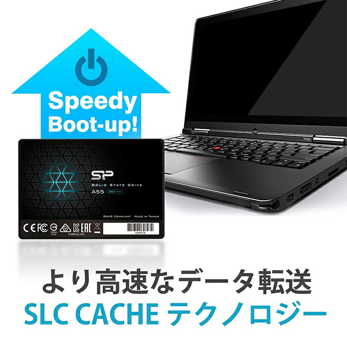 楽天市場】シリコンパワー SSD 512GB 3D NAND採用 SATA3 6Gbps 2.5