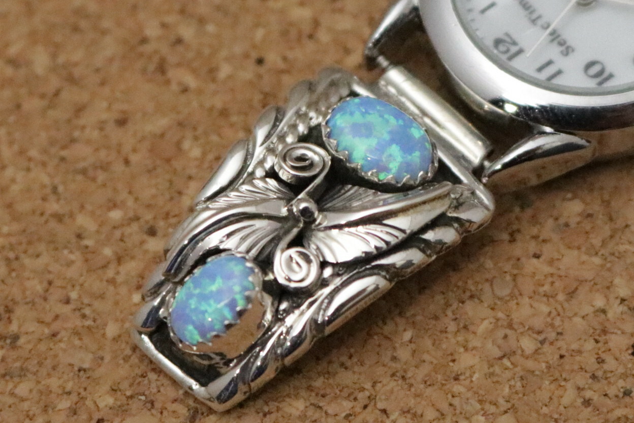 楽天市場】インディアンジュエリー・ナバホ族 リーフ飾り・ブルーの