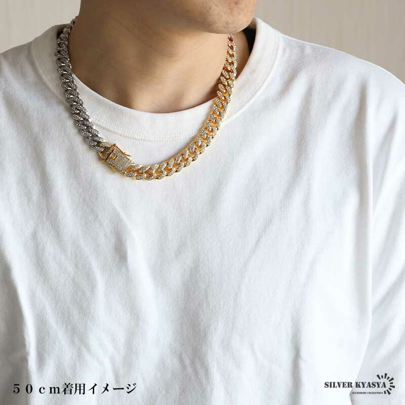 楽天市場】マイアミキューバンネックレス 喜平ネックレス メンズ 3