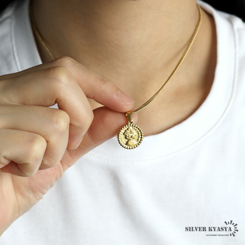 楽天市場】コインネックレス レディース 喜平チェーン アンティーク