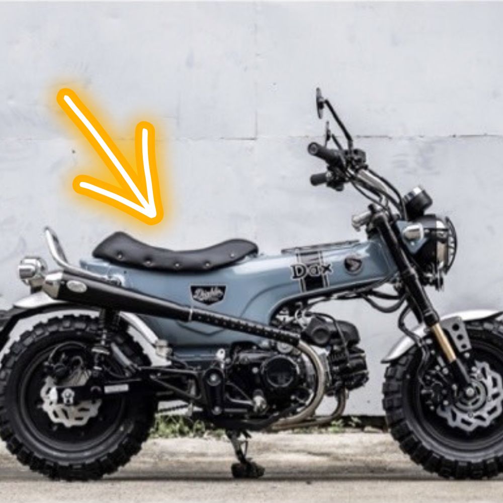 楽天市場】ホンダ ダックス125用スペシャルカーブシート/ ショート