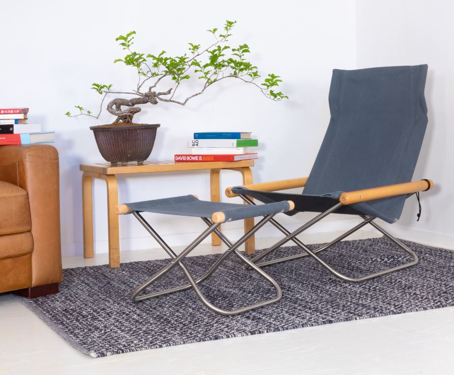 楽天市場】ニーチェアエックス ロッキング オットマンセット グレー