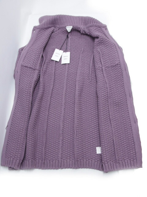 楽天市場】ボッテガヴェネタ ニットコート ライラック(紫) Mサイズ