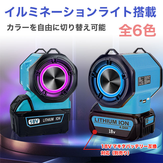 楽天市場】スピーカー マキタ 互換 Bluetooth ブルートゥース 18V