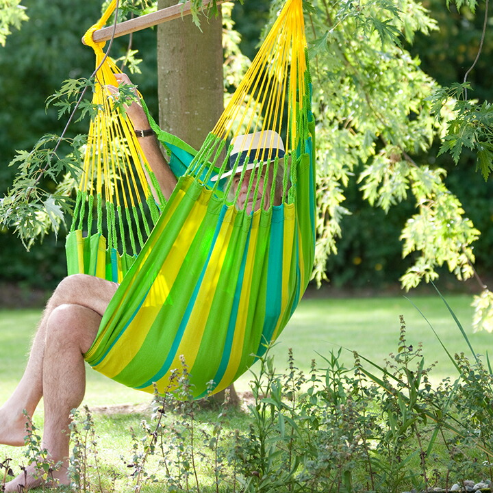 楽天市場】【大人1人用ハンモック】 「La Siesta（ラ シエスタ