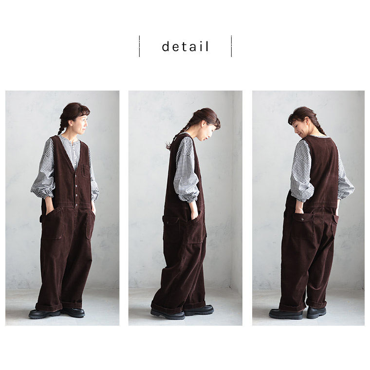 楽天市場】店長がつくった、コーデュロイなサロペット M/L/LL/3L/4L