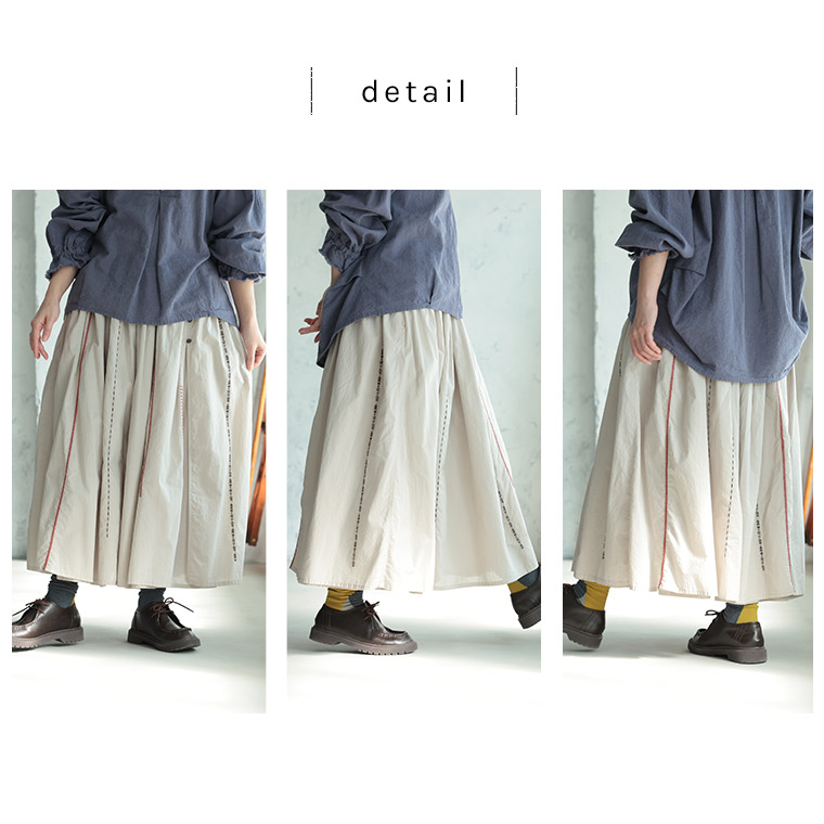 楽天市場】ブリードの森 手しごと刺繍スカート M/L/LL/3L/4L/5Lサイズ