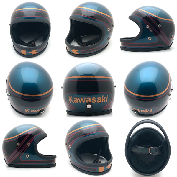 楽天市場】Dead Stock 新品 KAWASAKI NAVY METALLIC 59cm 【海外直輸入