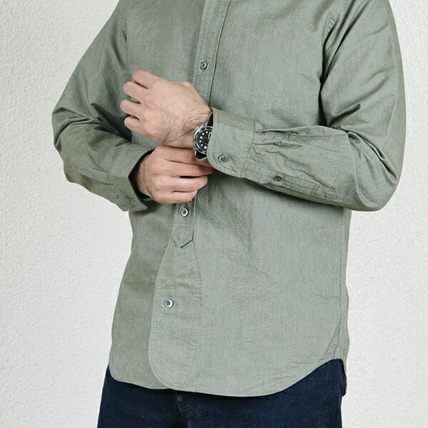 楽天市場】ナイジェル・ケーボン BRITISH OFFICERS SHIRT DARK GREEN