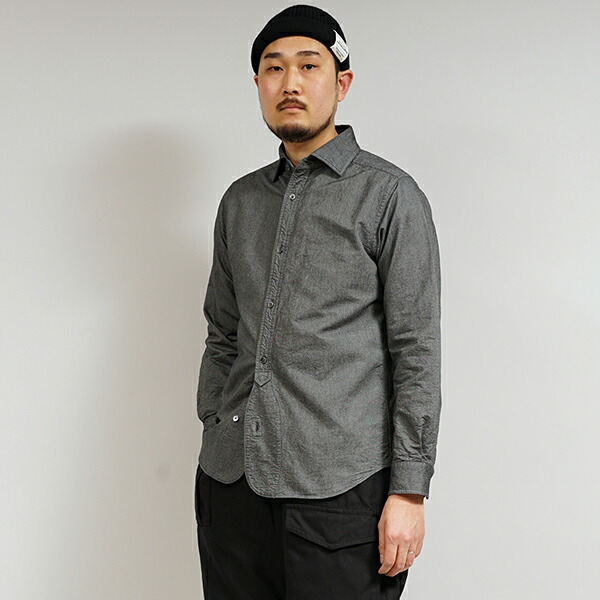 楽天市場】ナイジェル・ケーボン BRITISH OFFICERS SHIRT BLACK NIGEL