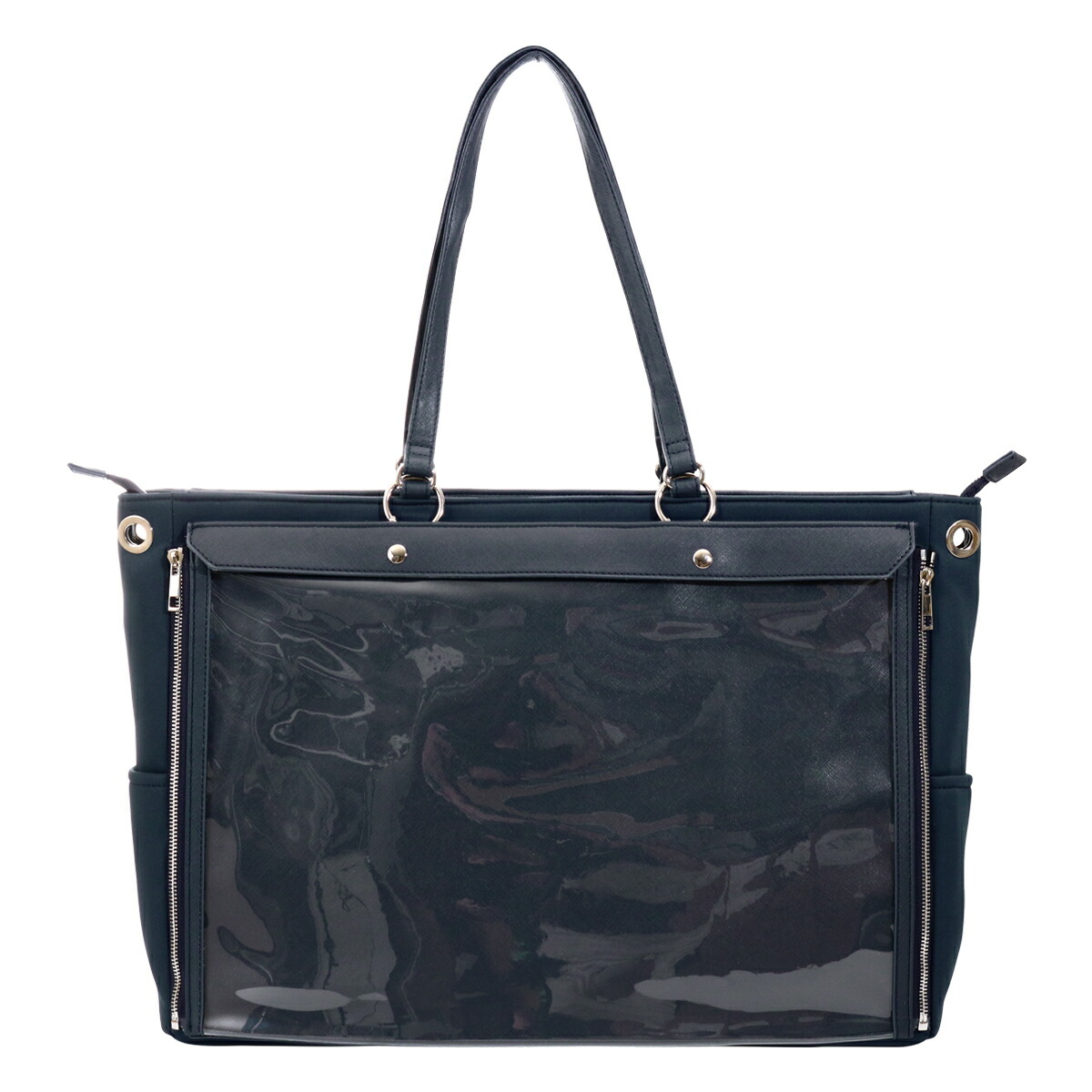 楽天市場】痛バ 痛バッグ A3 トートバッグ 収納面回転式 クリアバッグ