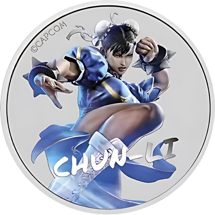 楽天市場】2022 1 オンス カラー化ツバル シルバー ストリート