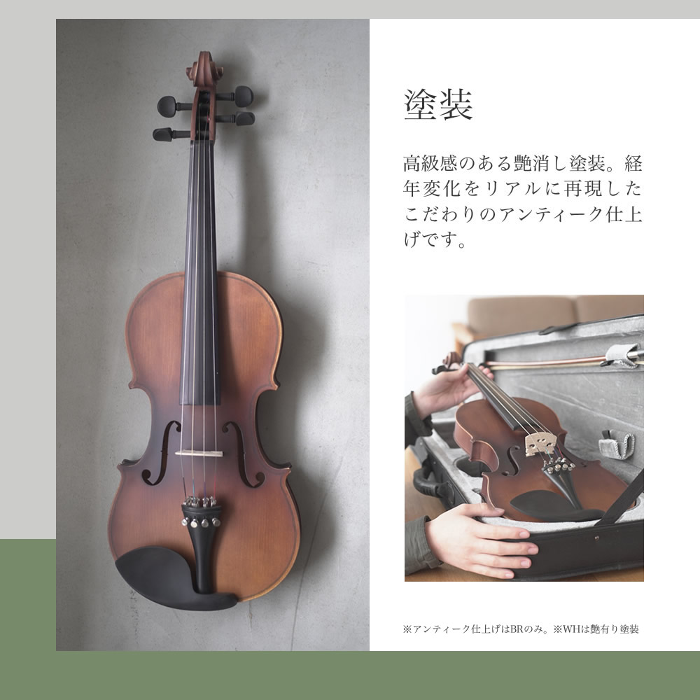 楽天市場】バイオリン 初心者セット Hallstatt V-12 4/4サイズ