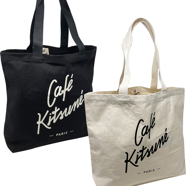 楽天市場】MAISON KITSUNE トートバッグ メゾンキツネ TOTE BAG CAFE