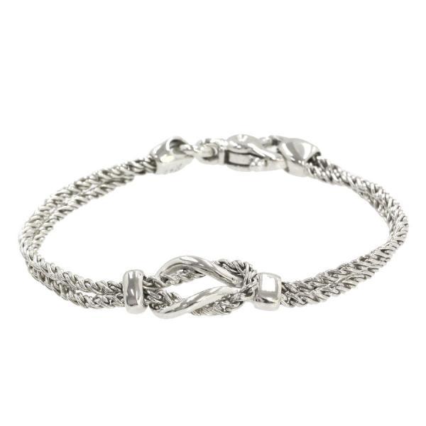 楽天市場】ティファニー ダブルロープセンターノットブレスレット