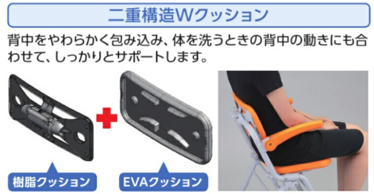 楽天市場】(パナソニック) シャワーチェア ユクリア Air ミドルSP