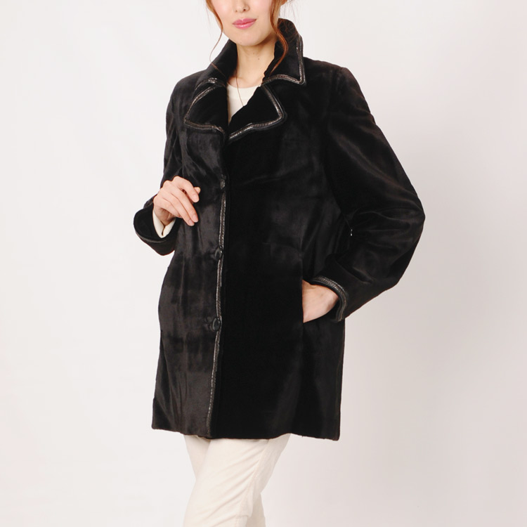 楽天市場】【40%offクーポン】【訳あり】 SAGA ミンク ジャケット