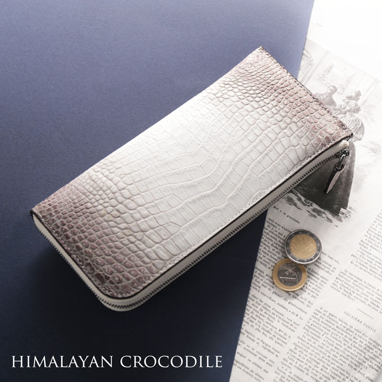 楽天市場】【20%offクーポン】ヒマラヤ クロコダイル 長財布 メンズ