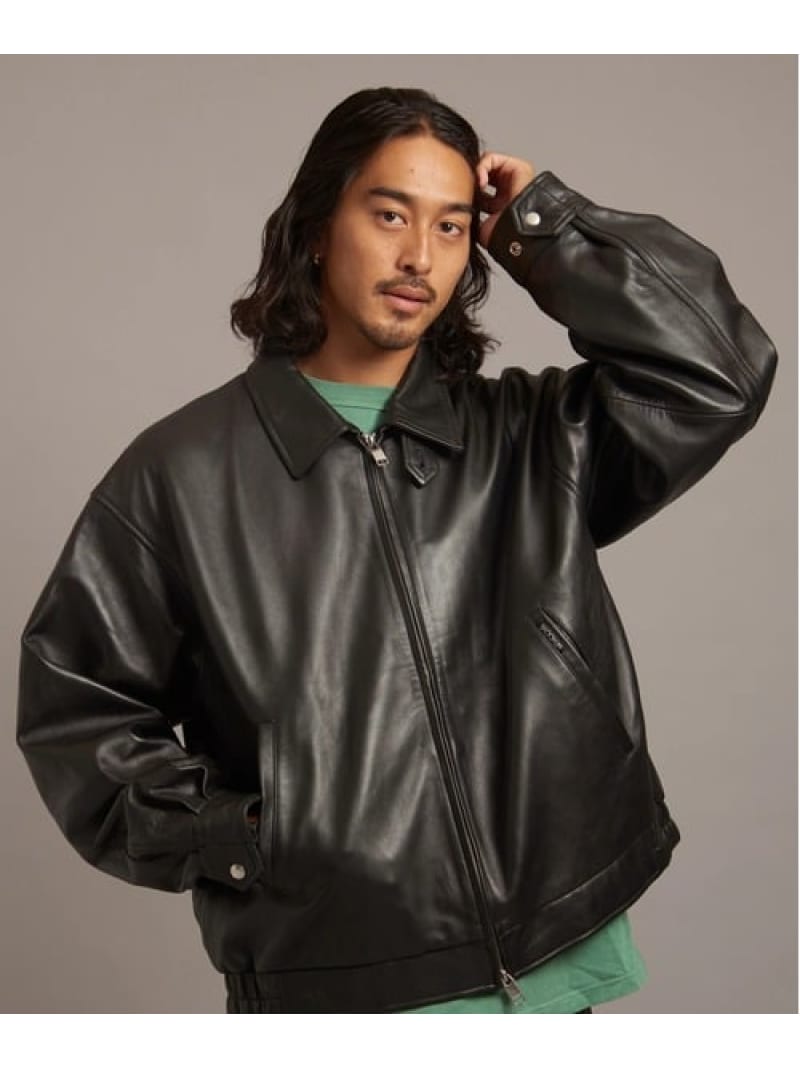 楽天市場】【SKOOKUM×JACKROSE】 LAMB LEATHER ZIP JACKET 2025(MENS