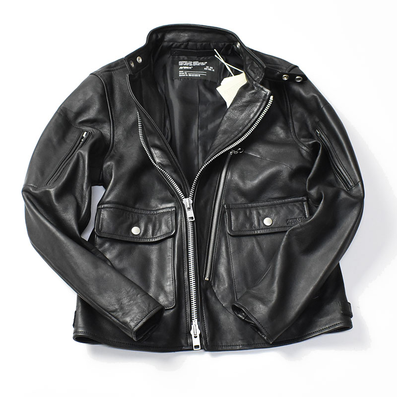 楽天市場】AVIREX アビレックス レザー ジャケット レザー ミリタリー