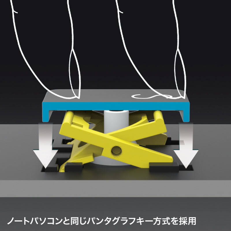 楽天市場】2.4GHz ワイヤレスキーボード テンキーあり パンタグラフ