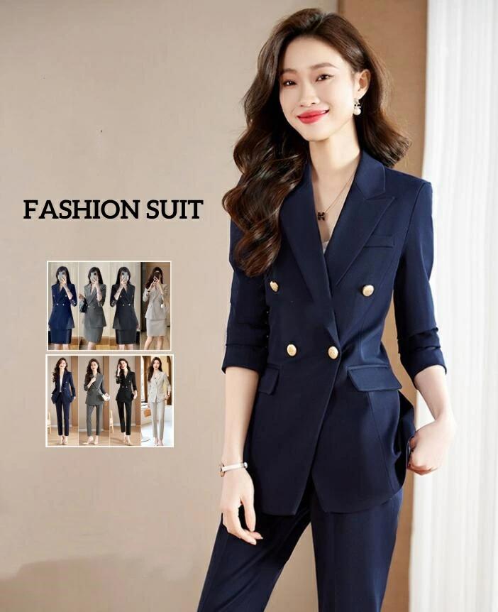 楽天市場】スーツセット 上下セット 2点セット スカートスーツ