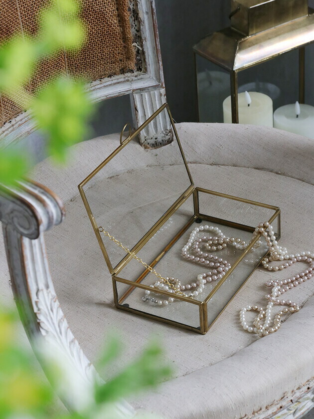 楽天市場】ガラスケース A // ガラス ディスプレイ アクセサリー入れ