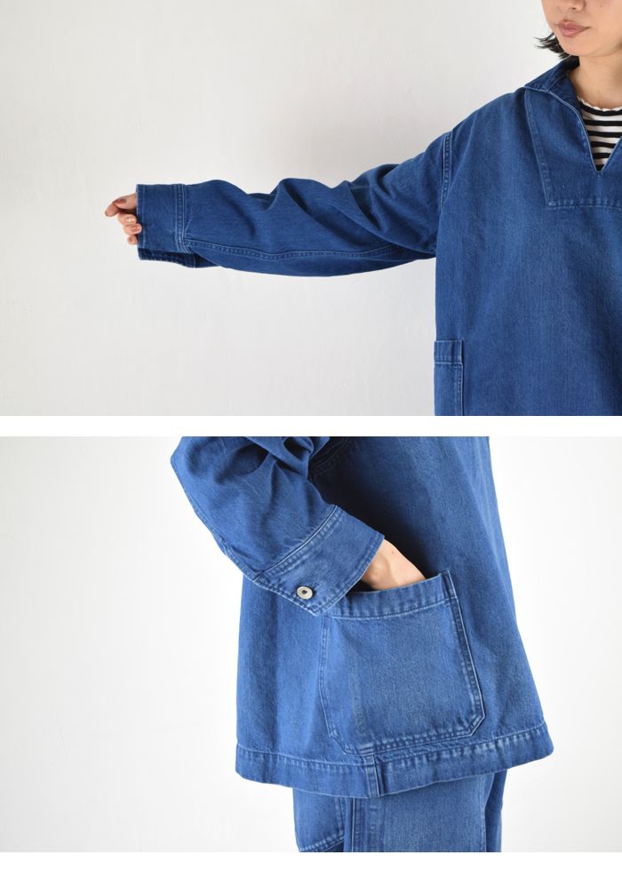 楽天市場】Veritecoeur(ヴェリテクール)デニム プルオーバー