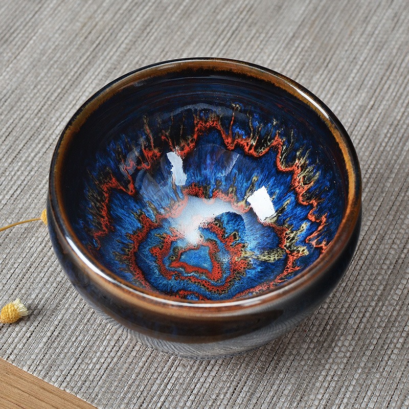 楽天市場】抹茶碗 抹茶茶碗 天目茶碗 曜変天目茶碗 茶道具 お茶碗 国宝