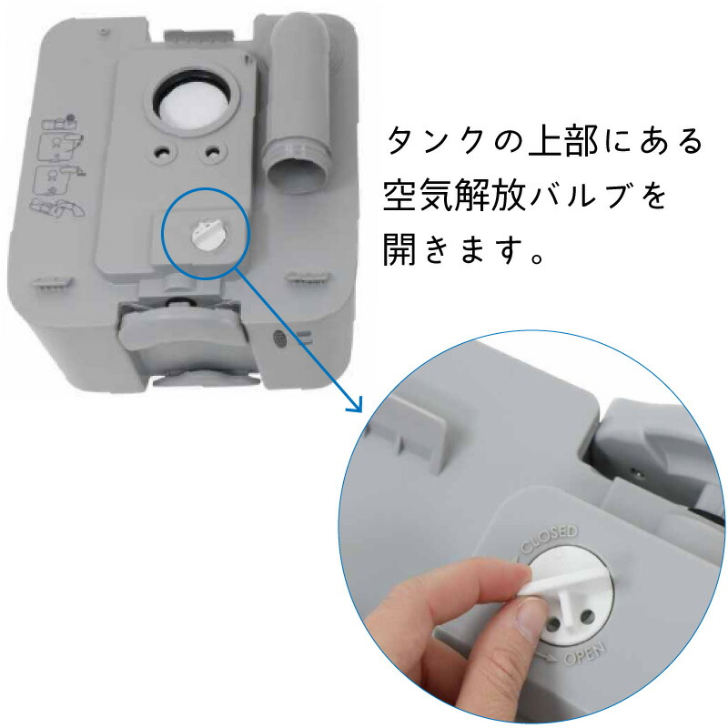 楽天市場】Dometic ドメティック ポータブル加圧 水洗 トイレ 976 L