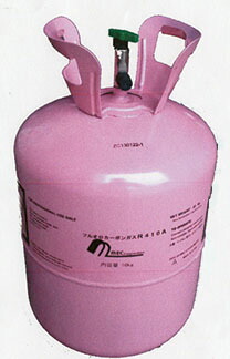 楽天市場】フロンガス R-410A 冷媒 10kg サイホン管付き メック 空容器